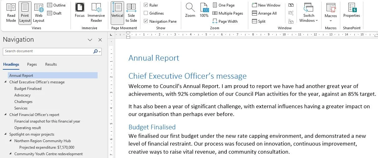 5 Benefits of Using Outline View in Microsoft Word